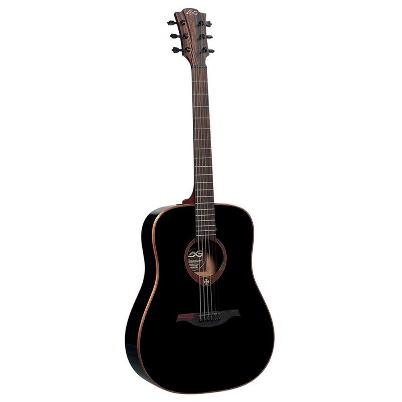 LÂG- T100D BLK, GUITARE ACCOUSTIQUE 4/4