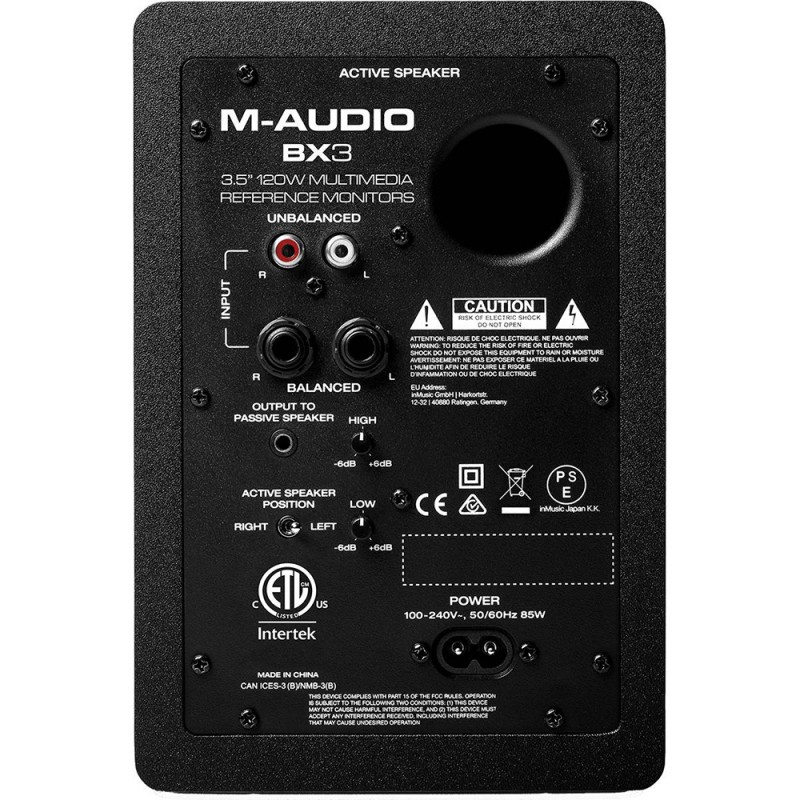 M-Audio- BX3D3, Monitor studio 120W...