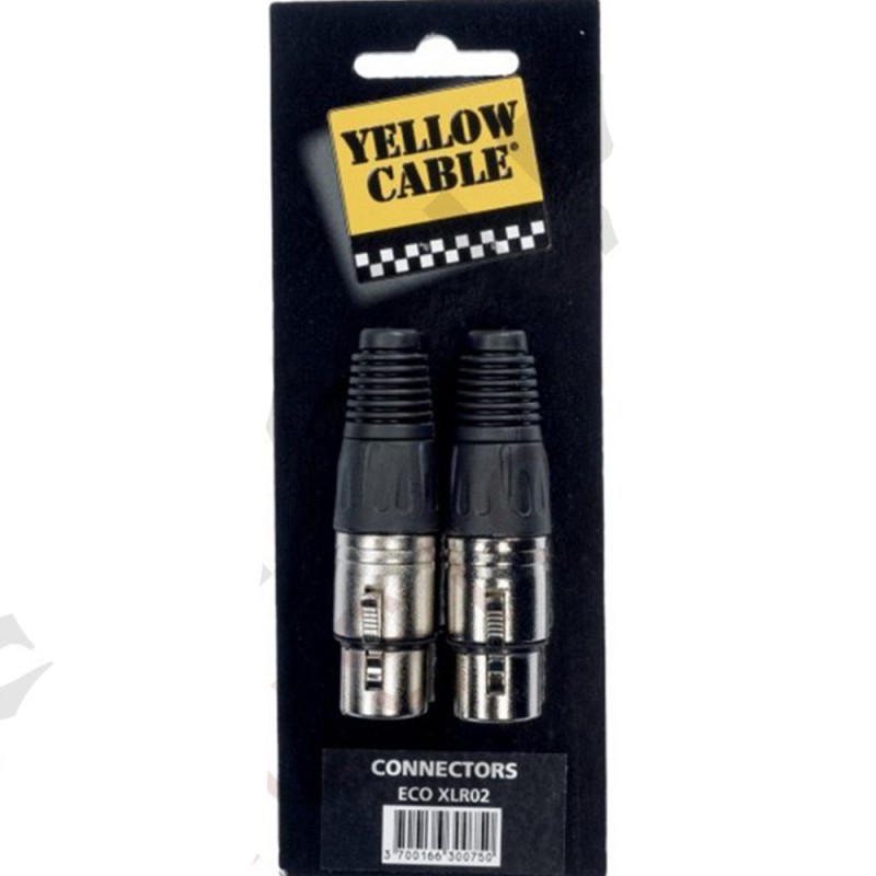 Yellow Cable -  XLR02, Fiche xlr fem...