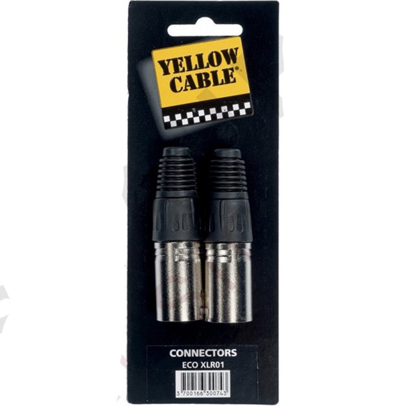 Yellow Cable- ECO XLR01 fiche XLR 3...