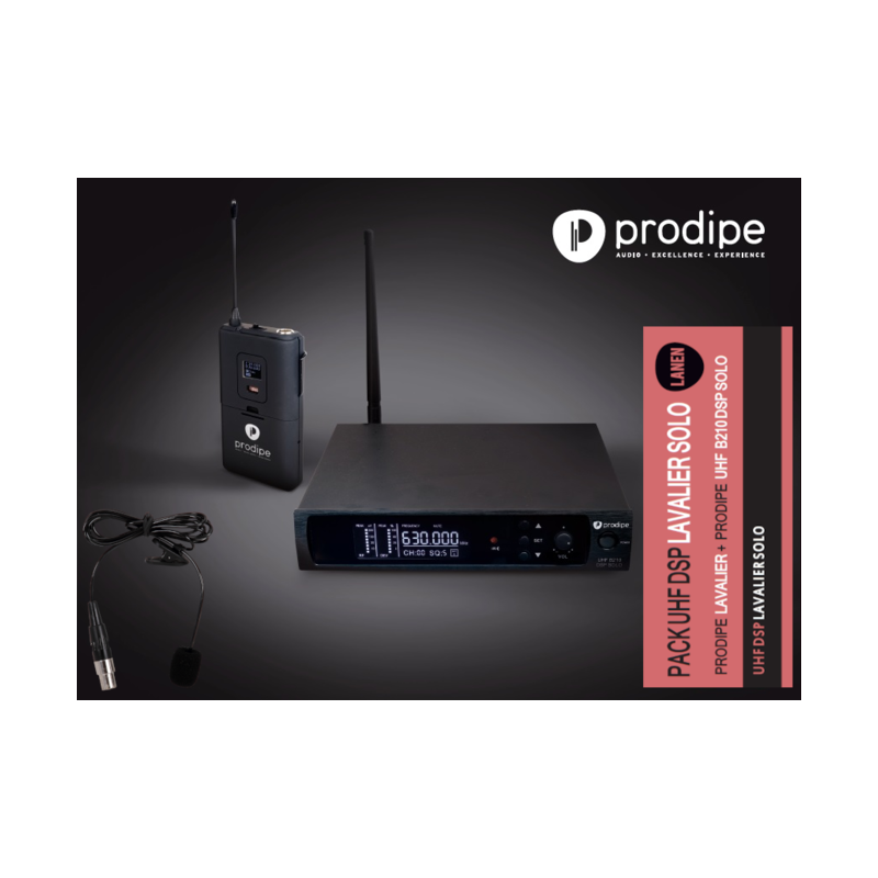 PRODIPE- DSP Solo UHF-B210 Lavalier,...