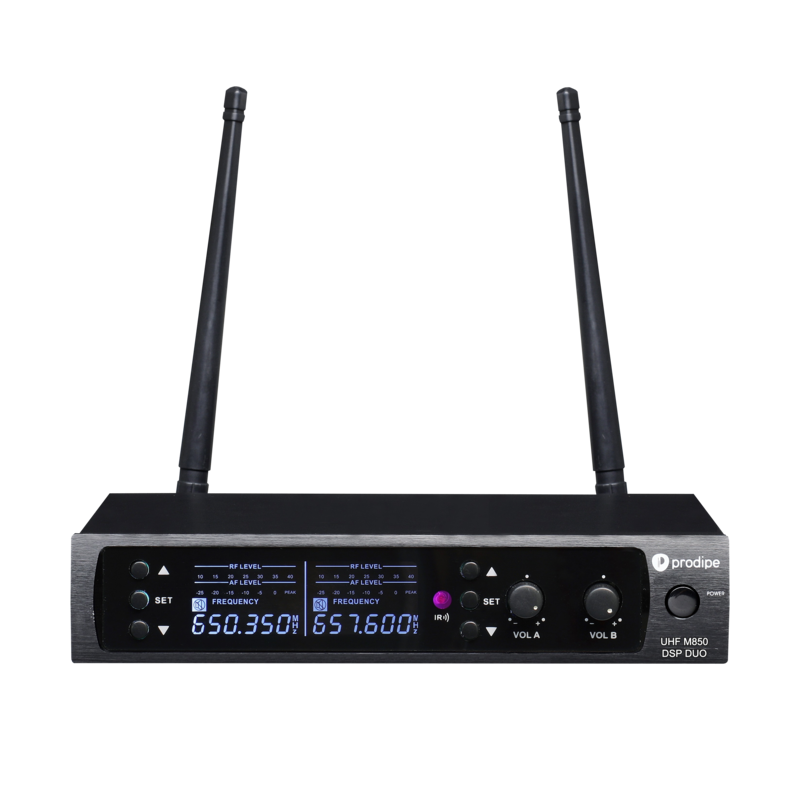 Prodipe-DSP Duo UHF-M850, Micros main