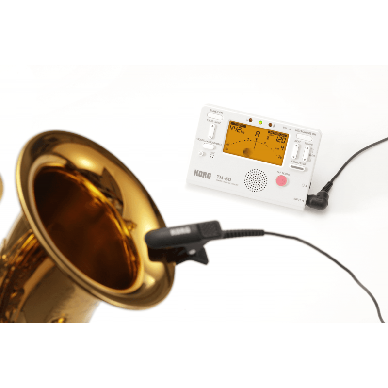 Korg-accordeur/métronome, TM60-WH