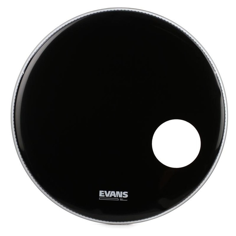 EVANS BD22RB  EQ3 Black Bass Resonant