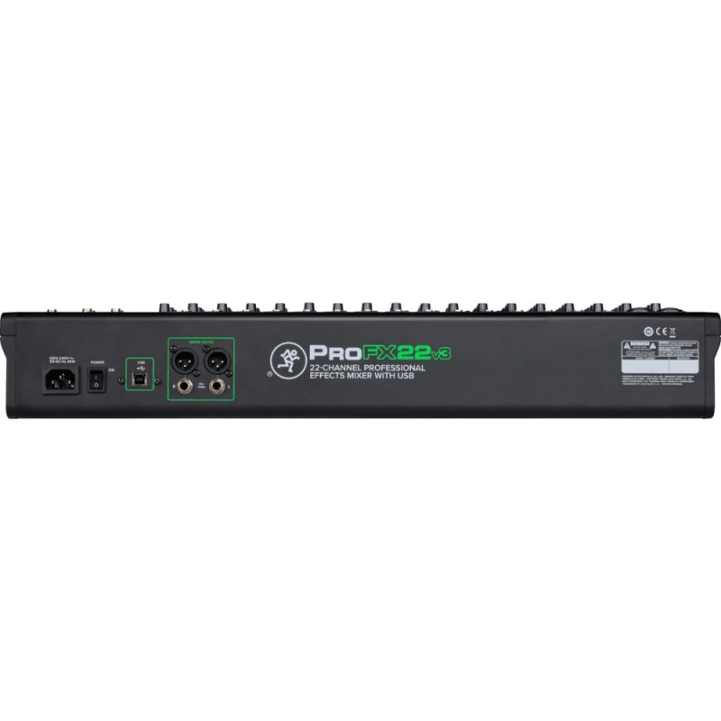 Mackie-PROFX22V3 Mixer USB 22 canaux...