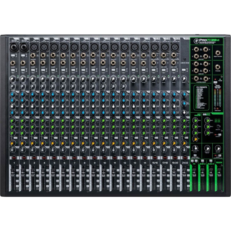 Mackie-PROFX22V3 Mixer USB 22 canaux...