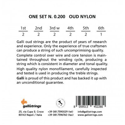 Galli Strings- ONE set... 2