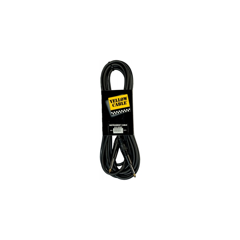 YELLOW CABLE- ECO GP66D Cordon jack...