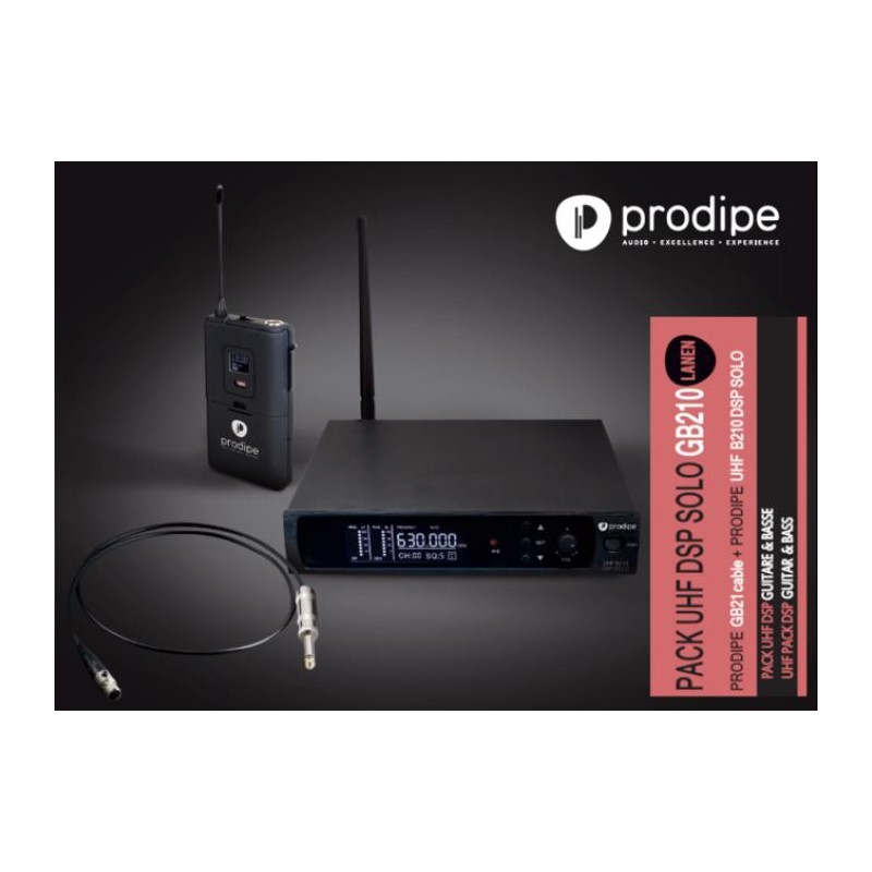 Prodipe-GB210 UHF DUO + 2 X