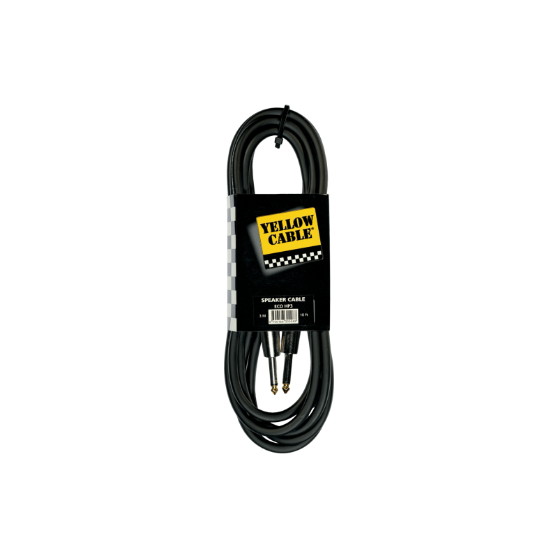 Yellow Cable- ECO HP3 CABLE Jack/Jack 3m