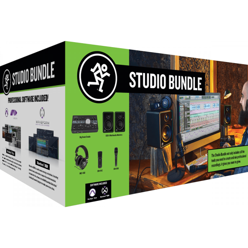 Mackie- Studio Bundle,  Pack Big Knob...