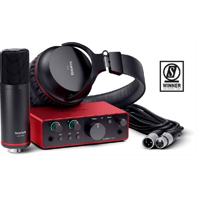 Focusrite- Scarlett Solo Studio 4th Gen