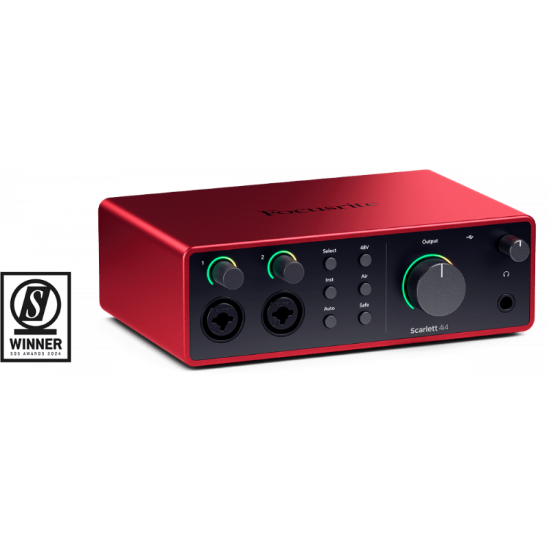 Focusrite- Scarlett 4I4 4th Gen,...