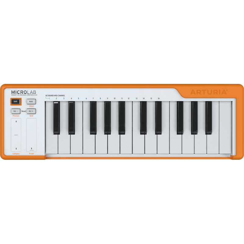 Arturia- MICROLAB, Clavier maître USB