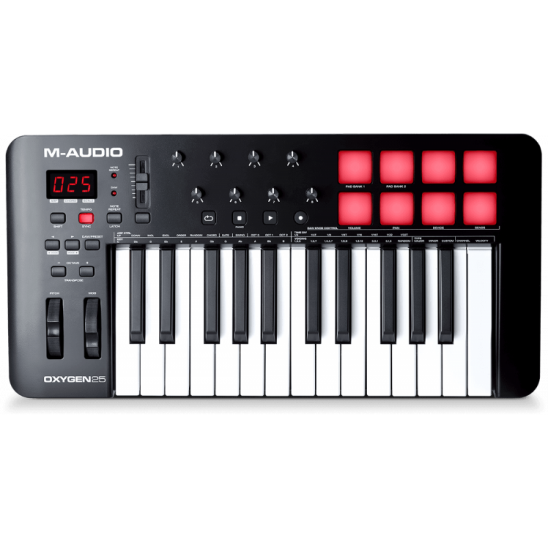 M-Audio- Oxygen 25 MkV, CLAVIER MAITRE