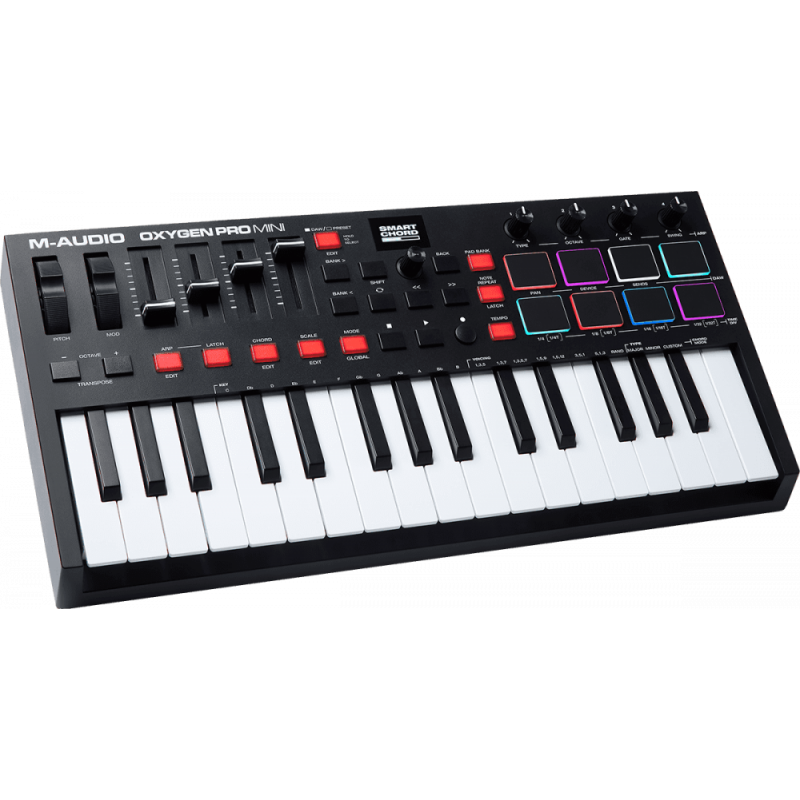 M-Audio Oxygen Pro Mini, clavier maitre