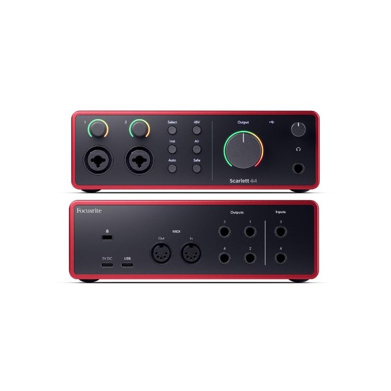 Focusrite- Scarlett 4I4 4th Gen,...