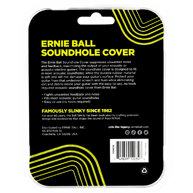 Ernie Ball- Bouchon de rosace en...