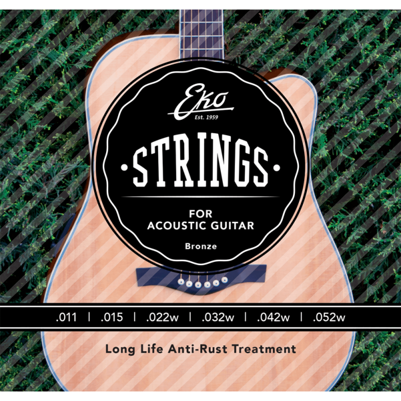 Eko Jeu de cordes Acoustiques Bronze...