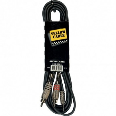 Yellow Cable Minijack...