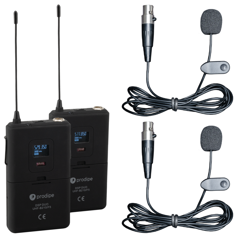 PRODIPE- DSP Duo UHF-B210 Lavalier,...