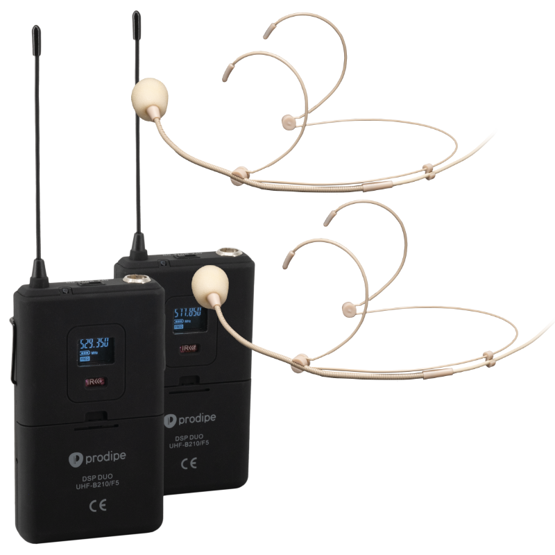 Prodipe- DSP Duo UHF-B210 Headset,...