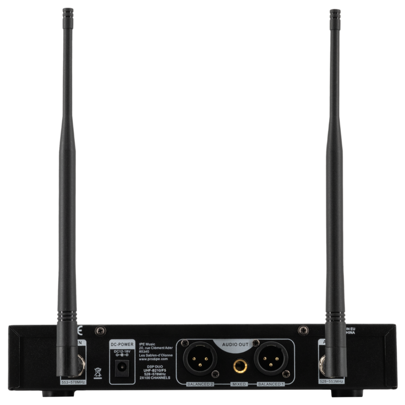 PRODIPE- PACK UHF DSP GB210 DUO LANEN