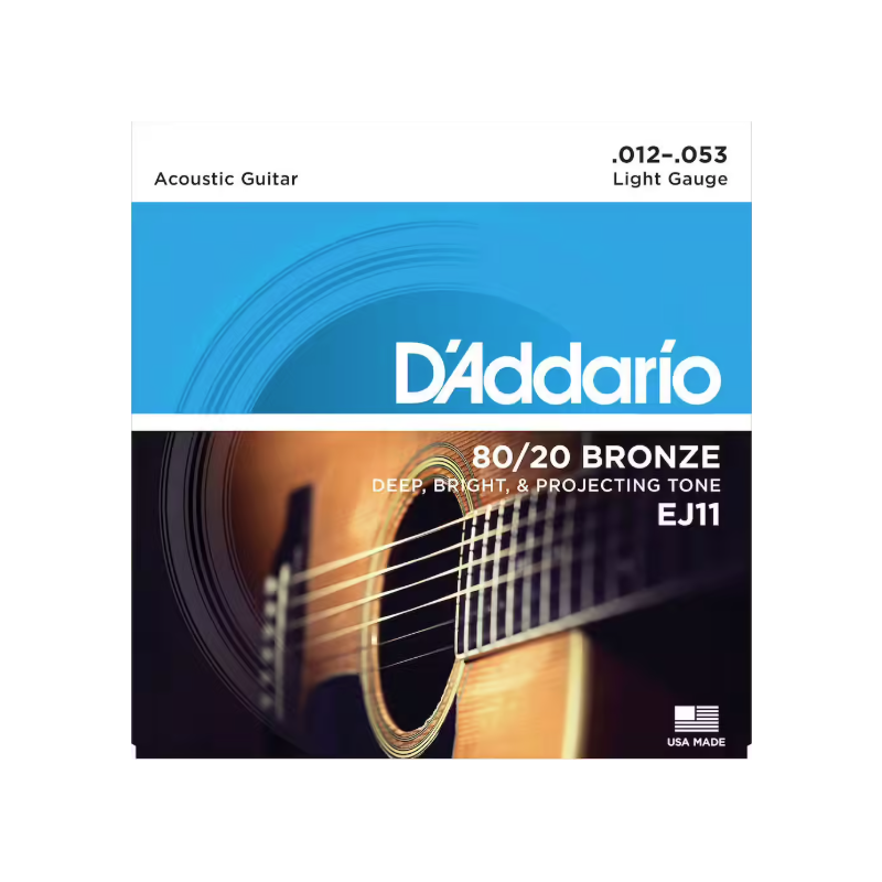 D'Addario And Co EJ11 80/20 Bronze Light