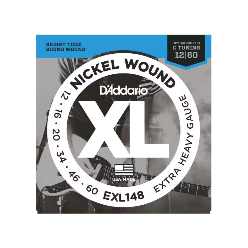D'Addario And Co EXL148 Nickel Wound...