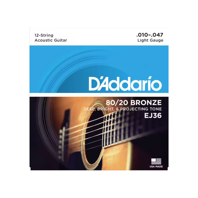 D'Addario And Co EJ36 80/20 Bronze...