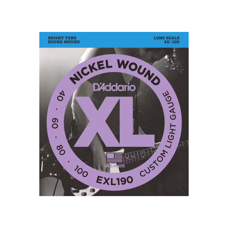 D'Addario And Co EXL190 Nickel Wound...