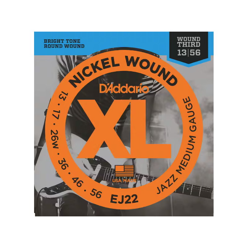 D'Addario And Co EJ22 Nickel Wound...