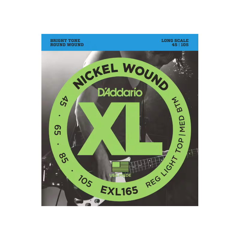 D'Addario And Co EXL165 Nickel Wound...
