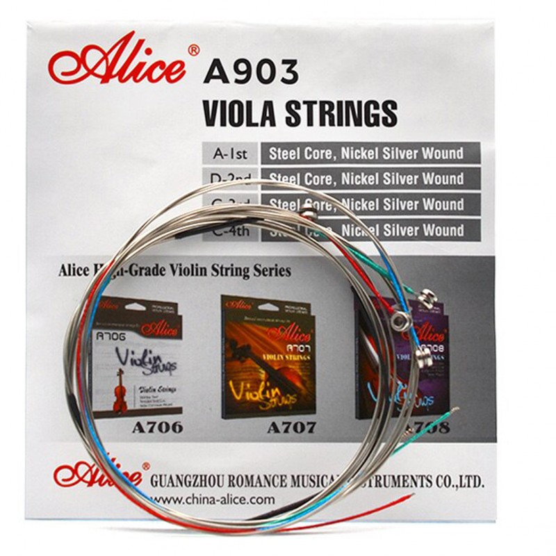 Alice A903 Nickel Silver Wound -...