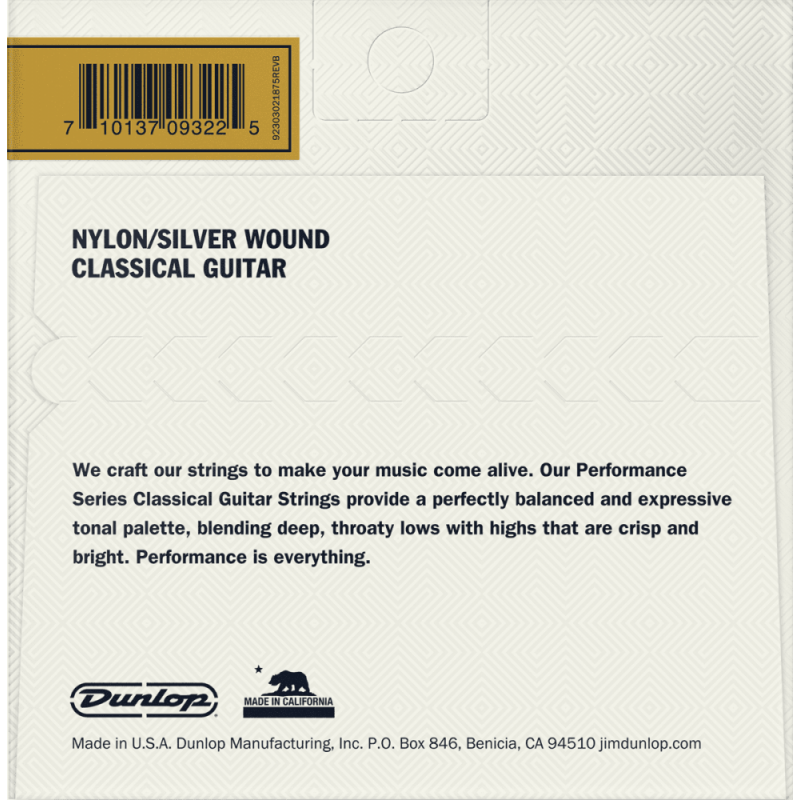 Dunlop Jeu classique tirant normal