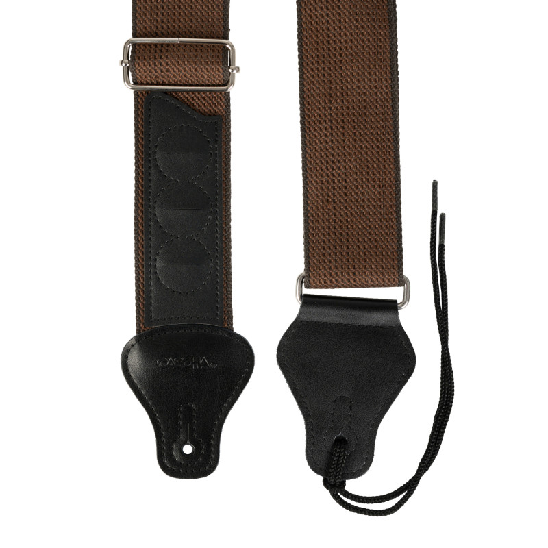 Sangle de guitare – Marron...