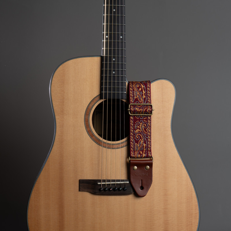Sangle de guitare Cascha jacquard -...