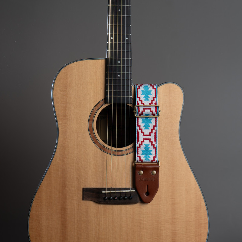 Sangle de guitare Cascha jacquard