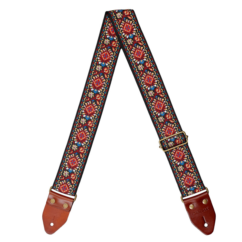 Sangle de guitare Cascha jacquard -...
