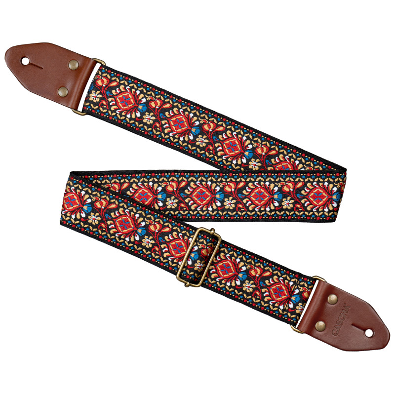 Sangle de guitare Cascha jacquard -...
