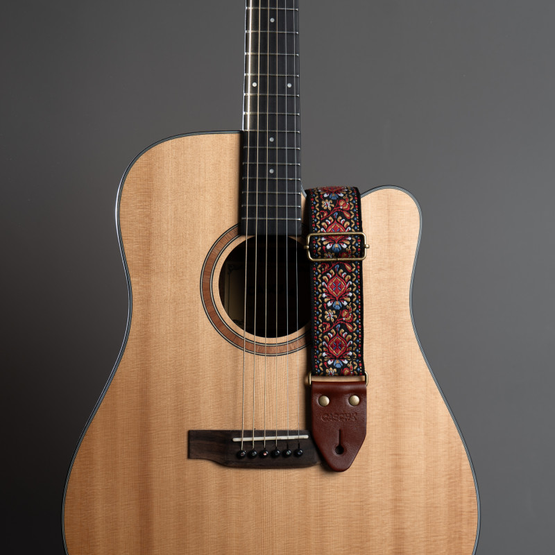 Sangle de guitare Cascha jacquard -...