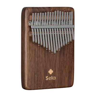 Sela Kalimba 17 Solid Black...