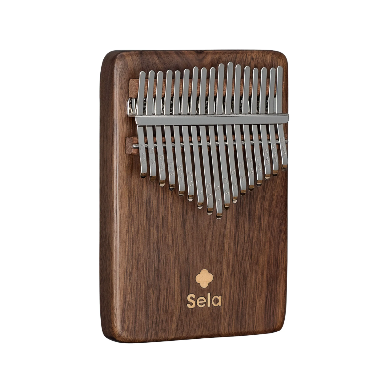 Sela Kalimba 17 Solid Black Walnut