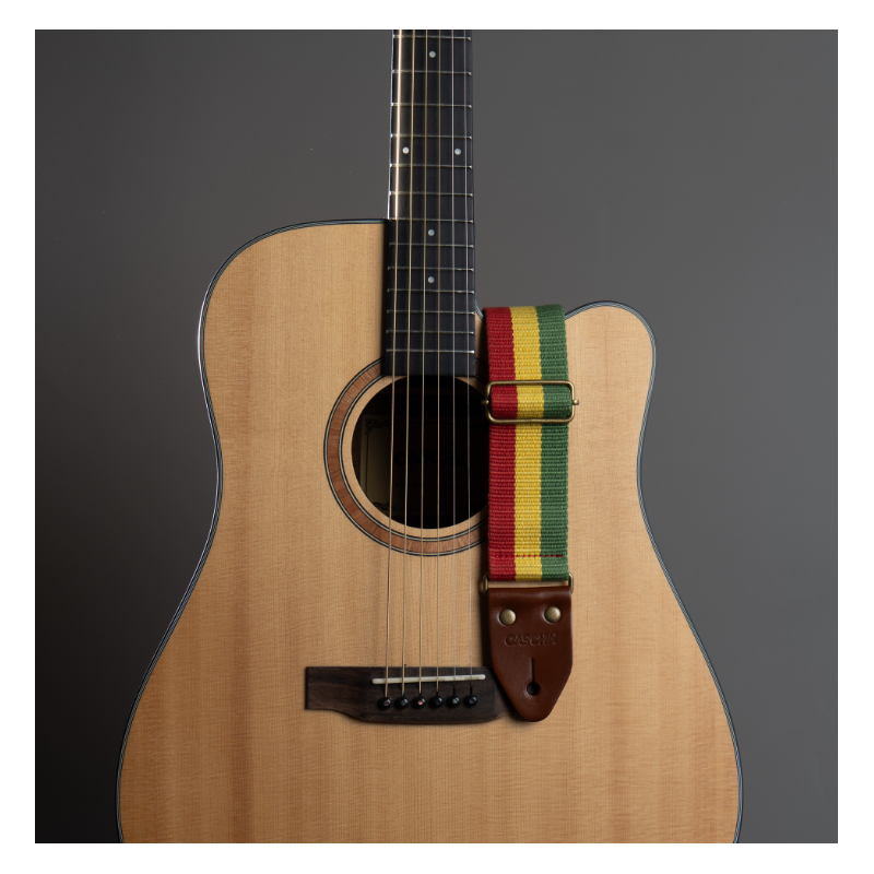 Cascha - Sangle de guitare en coton -...