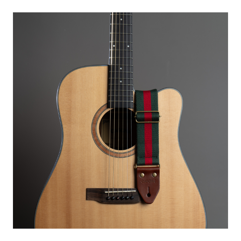 Sangle de guitare en coton Cascha -...