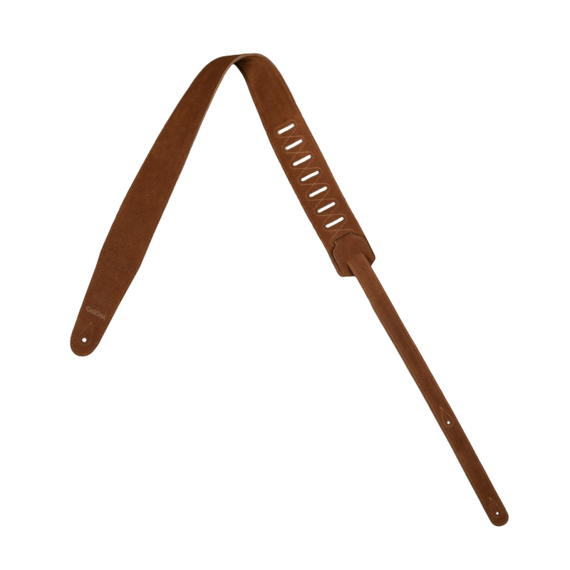 Sangle de guitare en cuir – MARRON