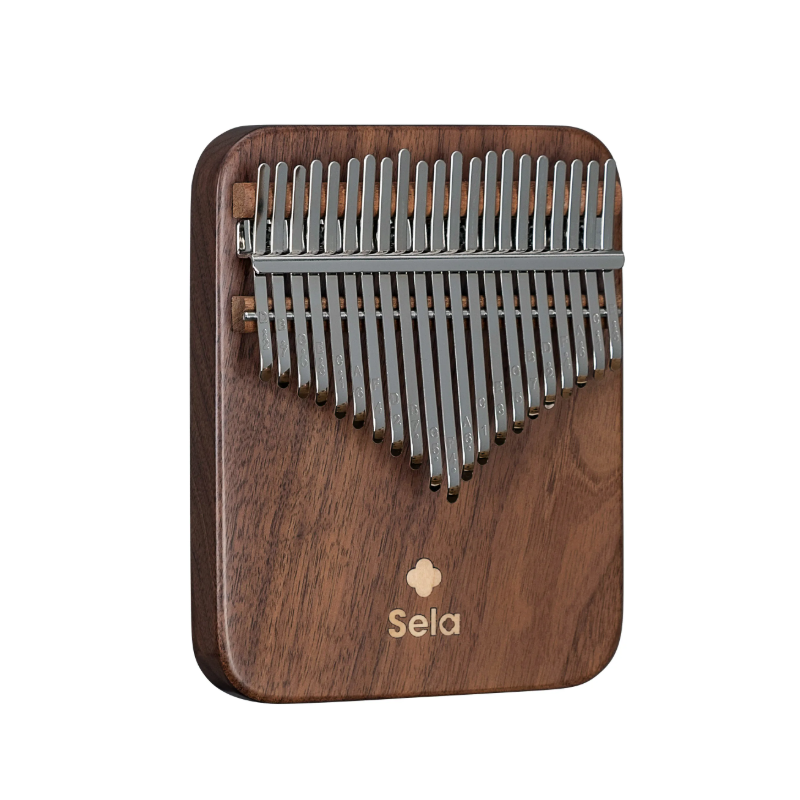 Sela Kalimba 21 Solid Black Walnut