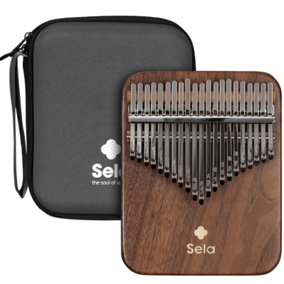 Sela Kalimba 21 Solid Black... 2