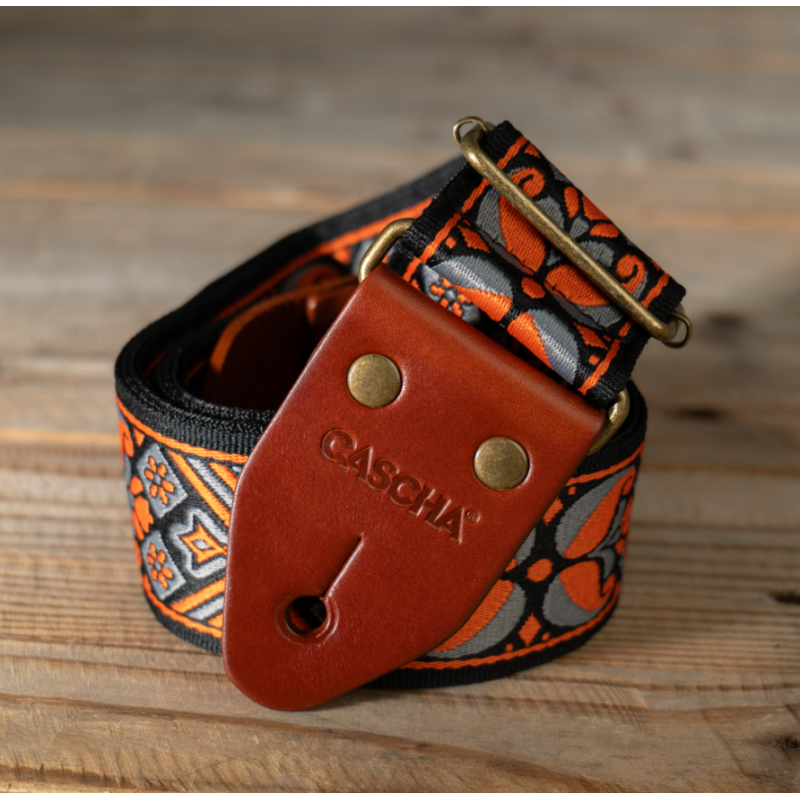 Sangle de guitare Cascha Jacquard -...
