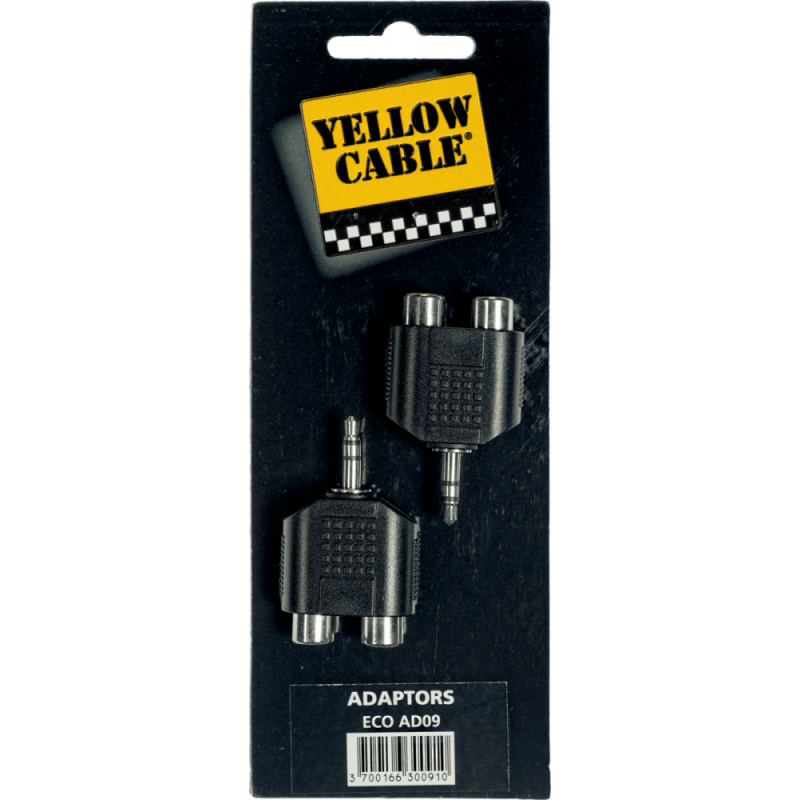 Yellow Cable- ECO AD09, Adaptateur 2...